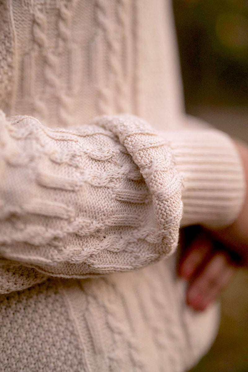 White Cable Knit (Unisex)